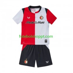 Camisola Júnior Feyenoord Rotterdam Principais Equipamento 2026-2027 Manga Curta