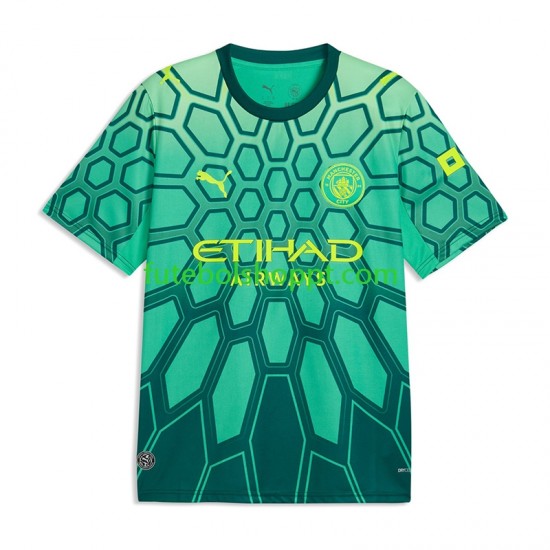 Camisola Júnior Manchester City Gianluigi Donnarumma Guarda-redes Principais Equipamento 2026-2027 Manga Curta