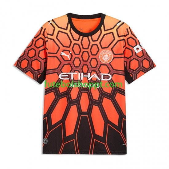 Camisola Júnior Manchester City Gianluigi Donnarumma Guarda-redes Terceiro Equipamento 2026-2027 Manga Curta
