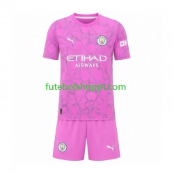 Camisola Júnior Manchester City Guarda-redes Alternativa Equipamento 2026-2027 Manga Curta