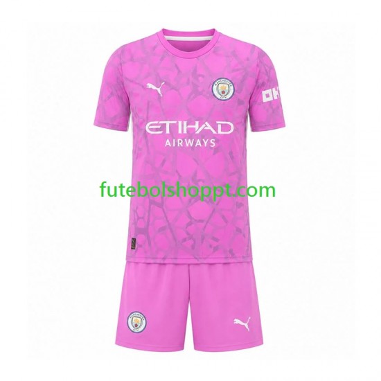 Camisola Júnior Manchester City Guarda-redes Alternativa Equipamento 2026-2027 Manga Curta