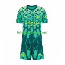 Camisola Júnior Manchester City Guarda-redes Principais Equipamento 2026-2027 Manga Curta