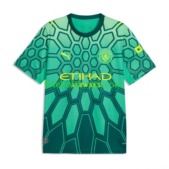 Camisola Homem Manchester City Guarda-redes Principais Equipamento 2026-2027 Manga Curta