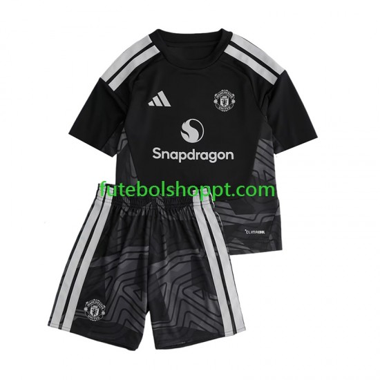 Camisola Júnior Manchester United Guarda-redes Principais Equipamento 2026-2027 Manga Curta