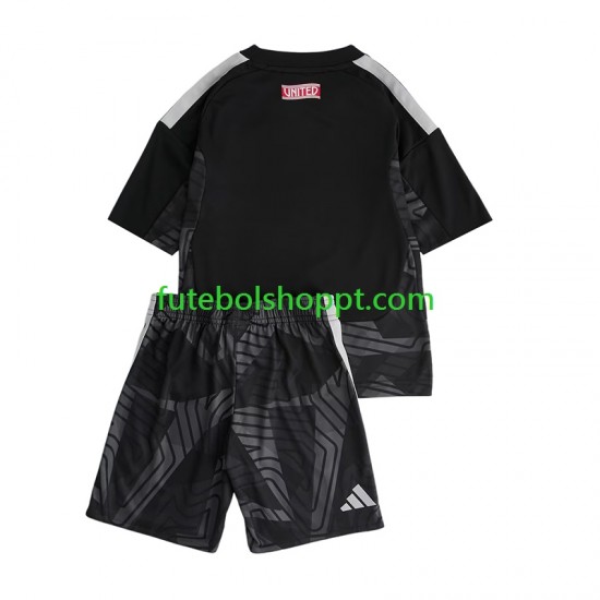 Camisola Júnior Manchester United Guarda-redes Principais Equipamento 2026-2027 Manga Curta