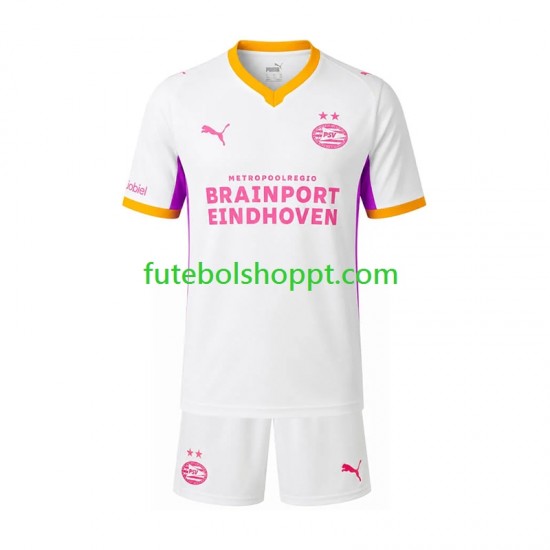 Camisola Júnior PSV Eindhoven Alternativa Equipamento 2026-2027 Manga Curta