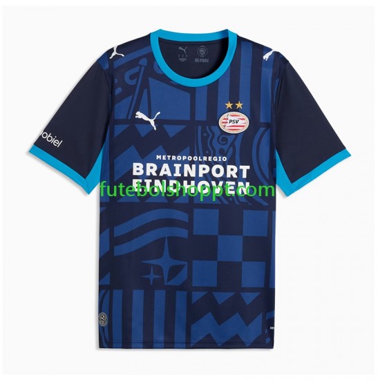Camisola Homem PSV Eindhoven Terceiro Equipamento 2026-2027 Manga Curta