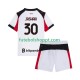 Camisola Júnior AC Milan Ardon Jashari 30 Alternativa Equipamento 2025-2026 Manga Curta