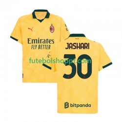 Camisola Homem AC Milan Ardon Jashari 30 Terceiro Equipamento 2025-2026 Manga Curta
