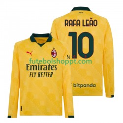 Camisola Homem AC Milan Rafael Leao 10 Terceiro Equipamento 2025-2026 Manga Comprida