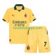 Camisola Júnior AC Milan Santiago Gimenez 7 Terceiro Equipamento 2025-2026 Manga Curta
