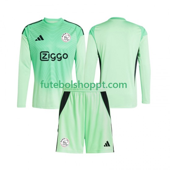 Camisola Júnior AFC Ajax Guarda-redes Principais Equipamento 2025-2026 Manga Comprida