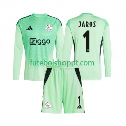 Camisola Júnior AFC Ajax Vitezslav Jaros 1 Guarda-redes Principais Equipamento 2025-2026 Manga Comprida