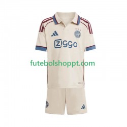 Camisola Júnior AFC Ajax Terceiro Equipamento 2025-2026 Manga Curta