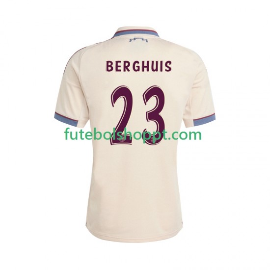Camisola Homem AFC Ajax Steven Berghuis 23 Terceiro Equipamento 2025-2026 Manga Curta