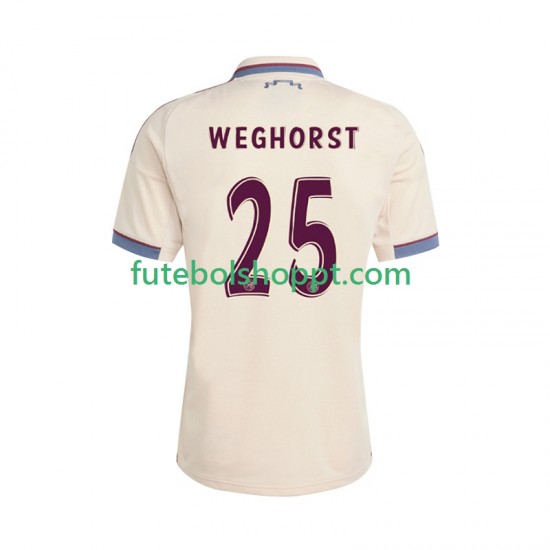 Camisola Homem AFC Ajax Wout Weghorst 25 Terceiro Equipamento 2025-2026 Manga Curta