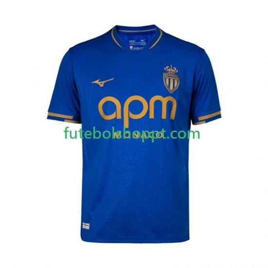Camisola Homem AS Monaco Alternativa Equipamento 2025-2026 Manga Curta
