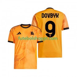 Camisola Homem AS Roma Artem Dovbyk 9 Alternativa Equipamento 2025-2026 Manga Curta