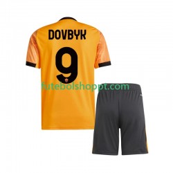 Camisola Júnior AS Roma Artem Dovbyk 9 Alternativa Equipamento 2025-2026 Manga Curta