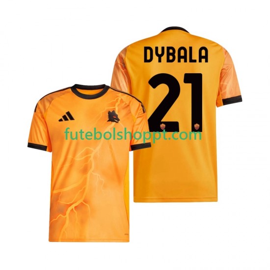 Camisola Homem AS Roma Dybala 21 Alternativa Equipamento 2025-2026 Manga Curta