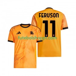 Camisola Homem AS Roma Evan Ferguson 11 Alternativa Equipamento 2025-2026 Manga Curta