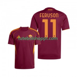 Camisola Homem AS Roma Evan Ferguson 11 Principais Equipamento 2025-2026 Manga Curta
