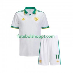 Camisola Júnior AS Roma Evan Ferguson 11 Terceiro Equipamento 2025-2026 Manga Curta
