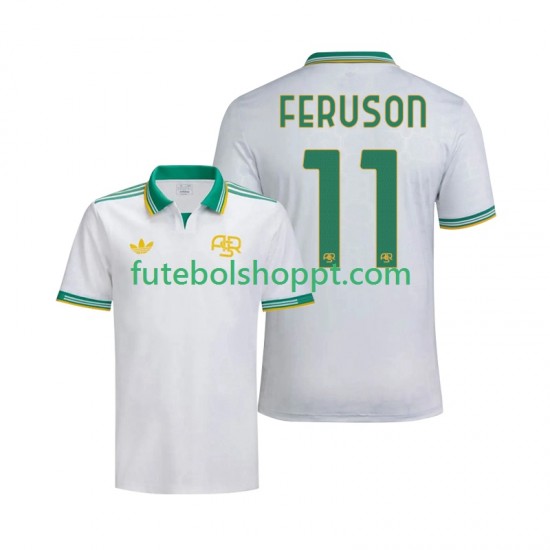 Camisola Homem AS Roma Evan Ferguson 11 Terceiro Equipamento 2025-2026 Manga Curta