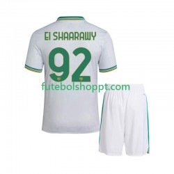 Camisola Júnior AS Roma Stephan El Shaarawy 92 Terceiro Equipamento 2025-2026 Manga Curta