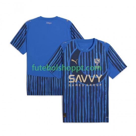 Camisola Homem Al Hilal CWC Principais Equipamento 2025-2026 Manga Curta