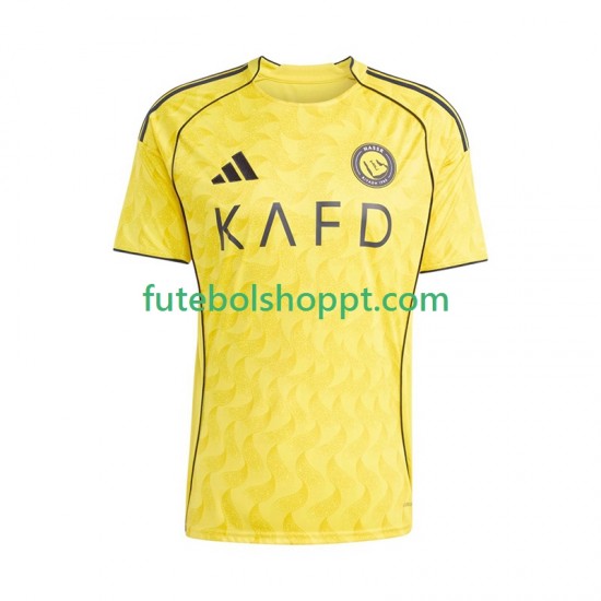 Camisola Homem Al Nassr Principais Equipamento 2025-2026 Manga Curta