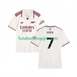 Camisola Homem Arsenal Bukayo Saka 7 Terceiro Equipamento 2025-2026 Manga Curta