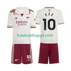Camisola Júnior Arsenal Eberechi Eze 10 Terceiro Equipamento 2025-2026 Manga Curta
