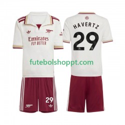 Camisola Júnior Arsenal Kai Havertz 29 Terceiro Equipamento 2025-2026 Manga Curta