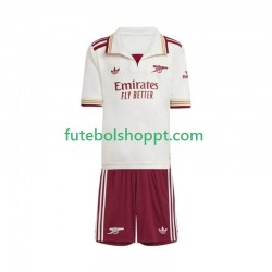Camisola Júnior Arsenal Terceiro Equipamento 2025-2026 Manga Curta
