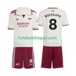 Camisola Júnior Arsenal Martin Odegaard 8 Terceiro Equipamento 2025-2026 Manga Curta