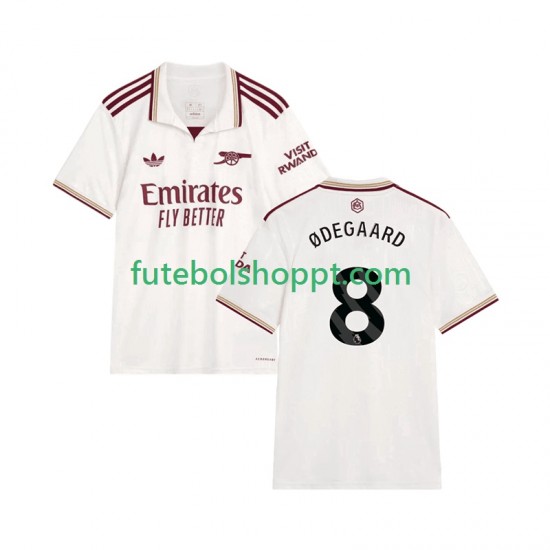 Camisola Homem Arsenal Martin Odegaard 8 Terceiro Equipamento 2025-2026 Manga Curta