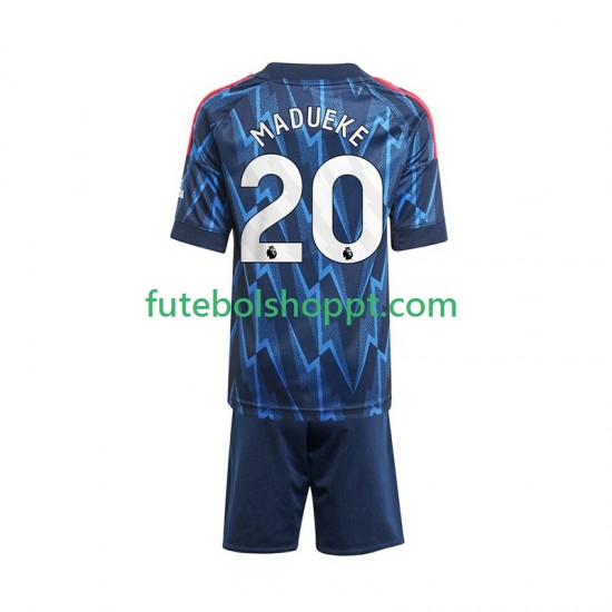 Camisola Júnior Arsenal Noni Madueke 20 Alternativa Equipamento 2025-2026 Manga Curta