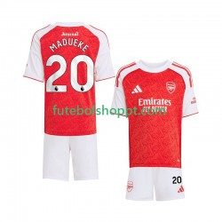 Camisola Júnior Arsenal Noni Madueke 20 Principais Equipamento 2025-2026 Manga Curta