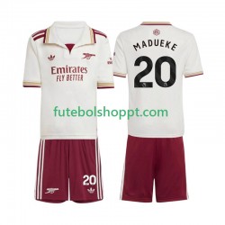 Camisola Júnior Arsenal Noni Madueke 20 Terceiro Equipamento 2025-2026 Manga Curta