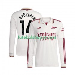 Camisola Homem Arsenal Viktor Gyokeres 14 Terceiro Equipamento 2025-2026 Manga Comprida
