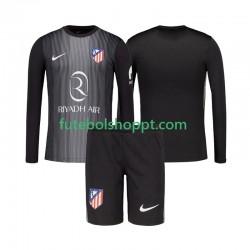 Camisola Júnior Atlético Madrid Guarda-redes Alternativa Equipamento 2025-2026 Manga Comprida