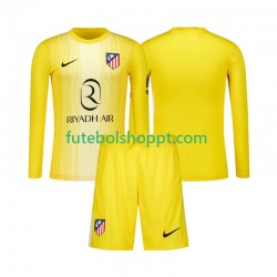 Camisola Júnior Atlético Madrid Guarda-redes Principais Equipamento 2025-2026 Manga Comprida