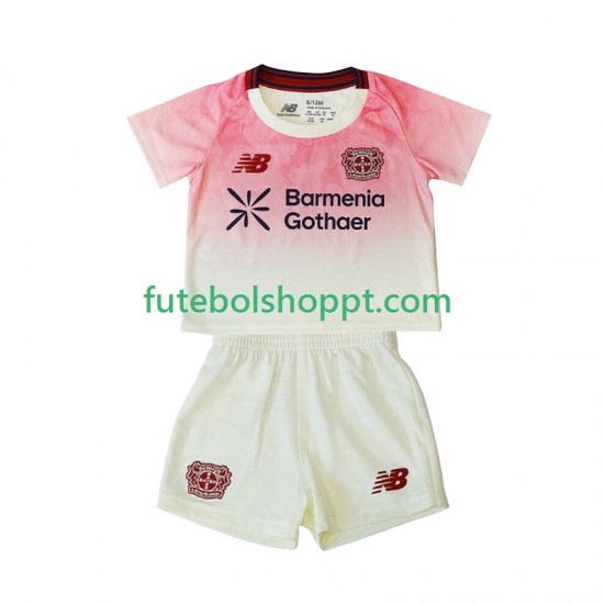 Camisola Júnior Bayer 04 Leverkusen Alternativa Equipamento 2025-2026 Manga Curta
