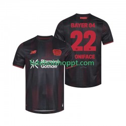 Camisola Homem Bayer 04 Leverkusen Victor Boniface 22 Principais Equipamento 2025-2026 Manga Curta