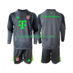 Camisola Júnior Bayern de Munique Guarda-redes Alternativa Equipamento 2025-2026 Manga Comprida