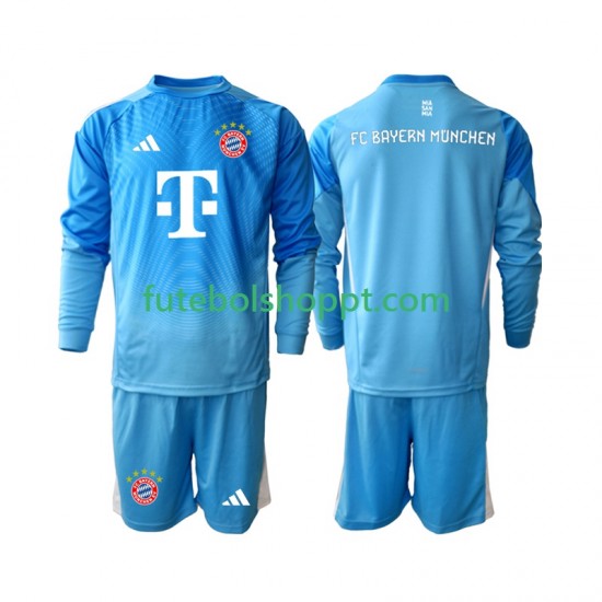 Camisola Júnior Bayern de Munique Guarda-redes Terceiro Equipamento 2025-2026 Manga Comprida