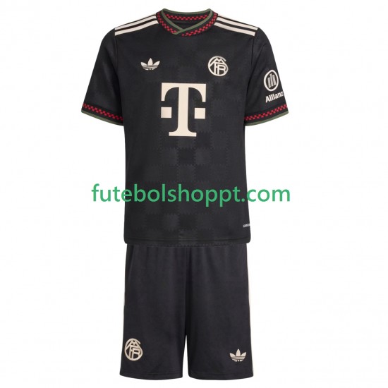 Camisola Júnior Bayern de Munique Terceiro Equipamento 2025-2026 Manga Curta