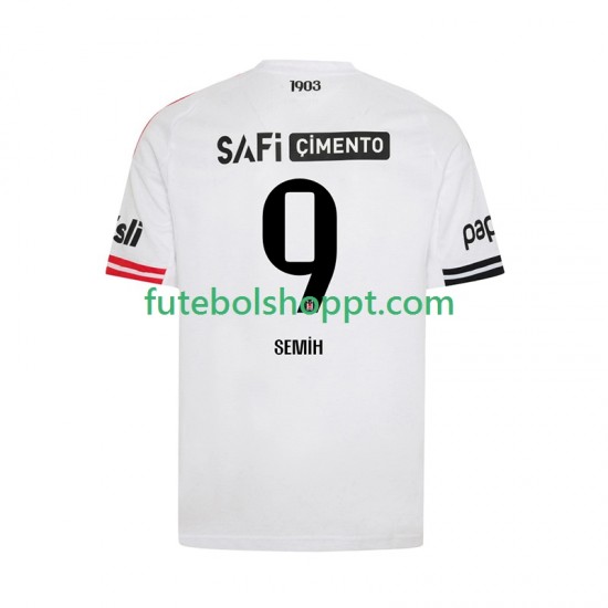 Camisola Homem Besiktas Tammy Abraham 9 Principais Equipamento 2025-2026 Manga Curta