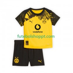 Camisola Júnior Borussia Dortmund Principais Equipamento 2025-2026 Manga Curta